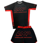 Night Drive Red Shorts and Rashguard Preorder (Sold Seperately)