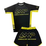 Night Drive Yellow Shorts and Rashguard Preorder (Sold Separately)