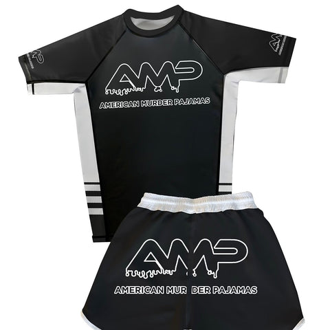 Night Drive White Shorts and Rashguard Preorder (Sold Separately)