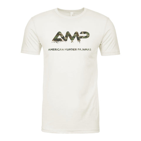 AMP  White with Woodland Tee