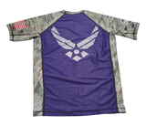 Air Force Super Hero Rash Guard