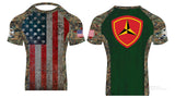 USMC Unit  Rash Guard