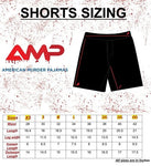 Black Grappling Shorts / White Logo